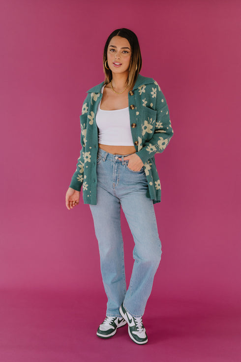 Twin Flame Floral Cardigan